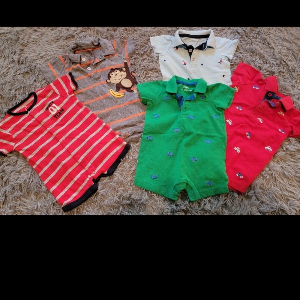 Baby Rompers and Outfits (6 mths)
